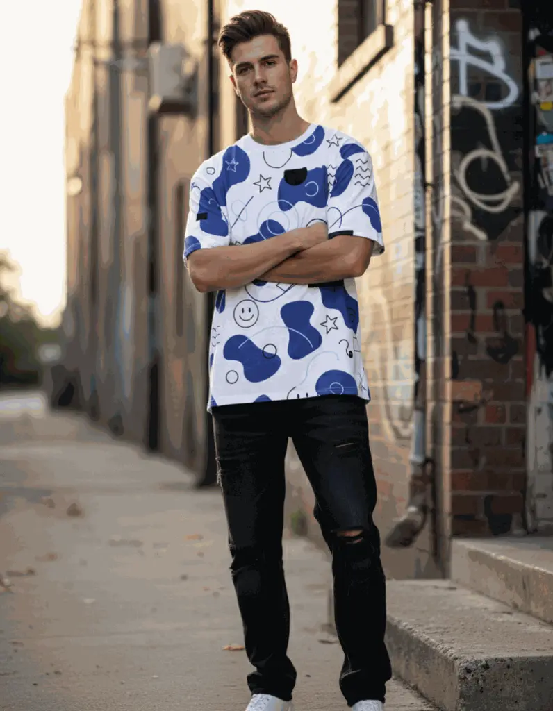 Red and black samurai t-shirt (8).webp